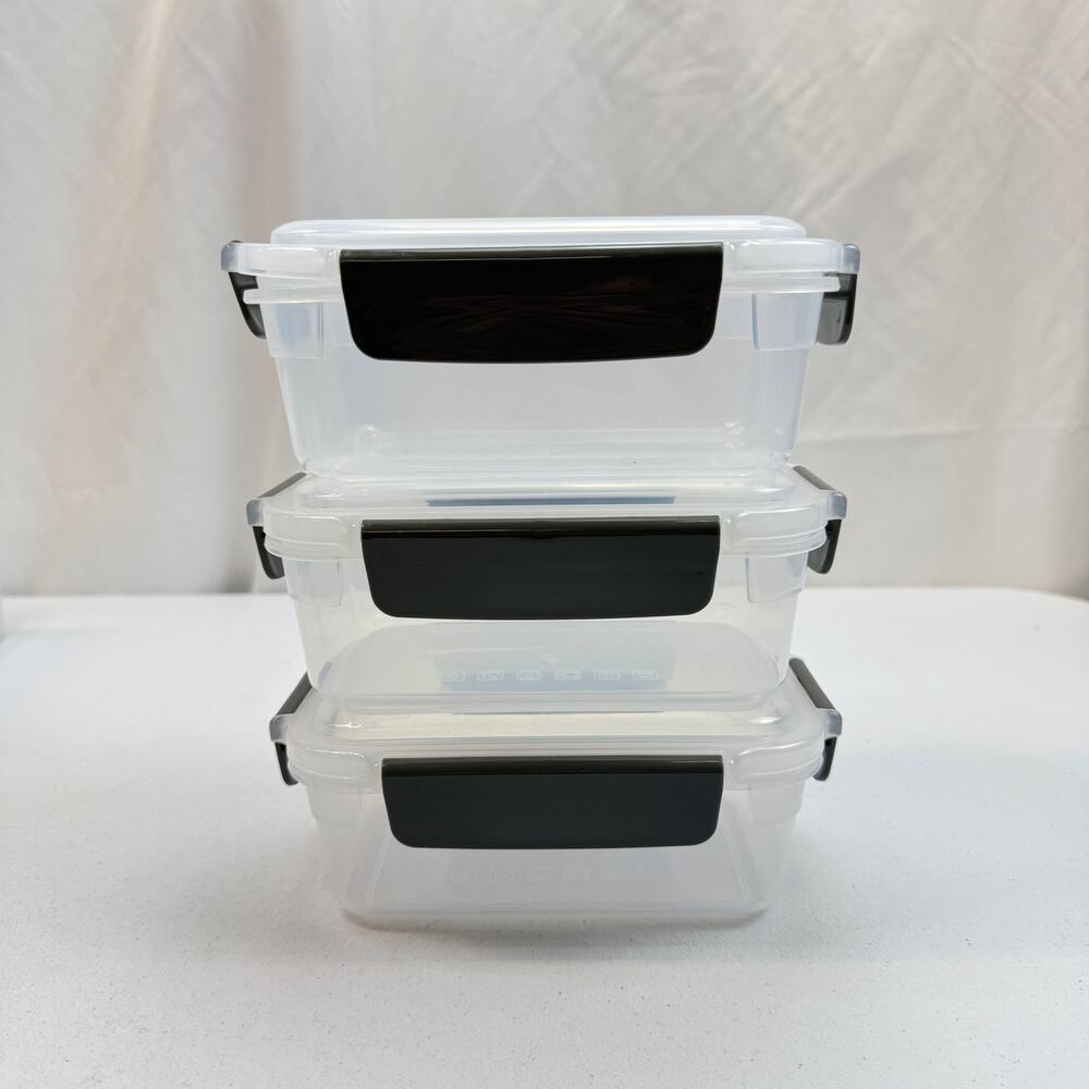 3‑Pack BPA‑Free Airtight Food Containers – 750ml